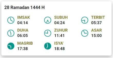 jadwal buka