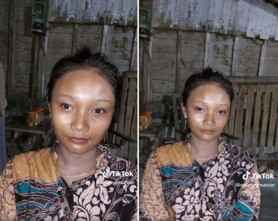 Transformasi gadis desa berkulit sawo matang jadi pengantin Barbie.