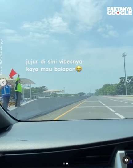 Jadi Orang Pertama Masuk Jalur One Way, Vibesnya Kayak Mau Balapan