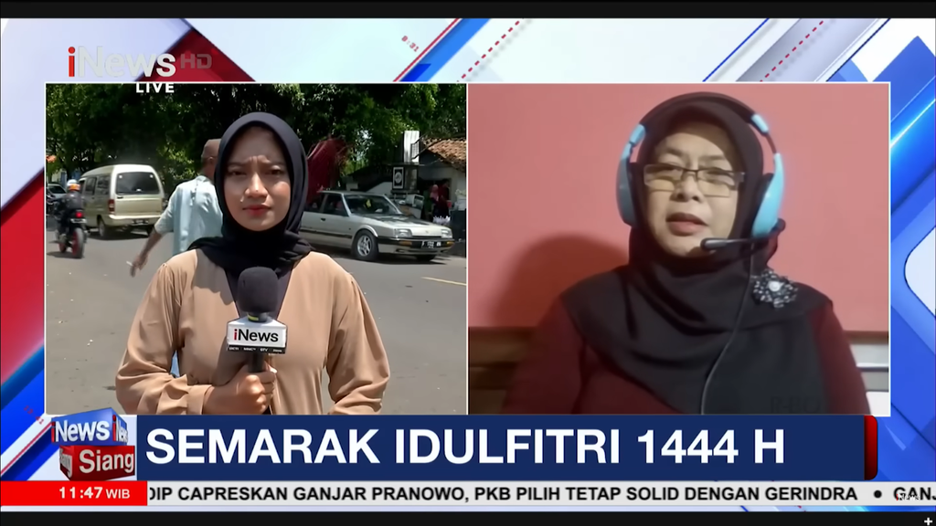 reporter menangis