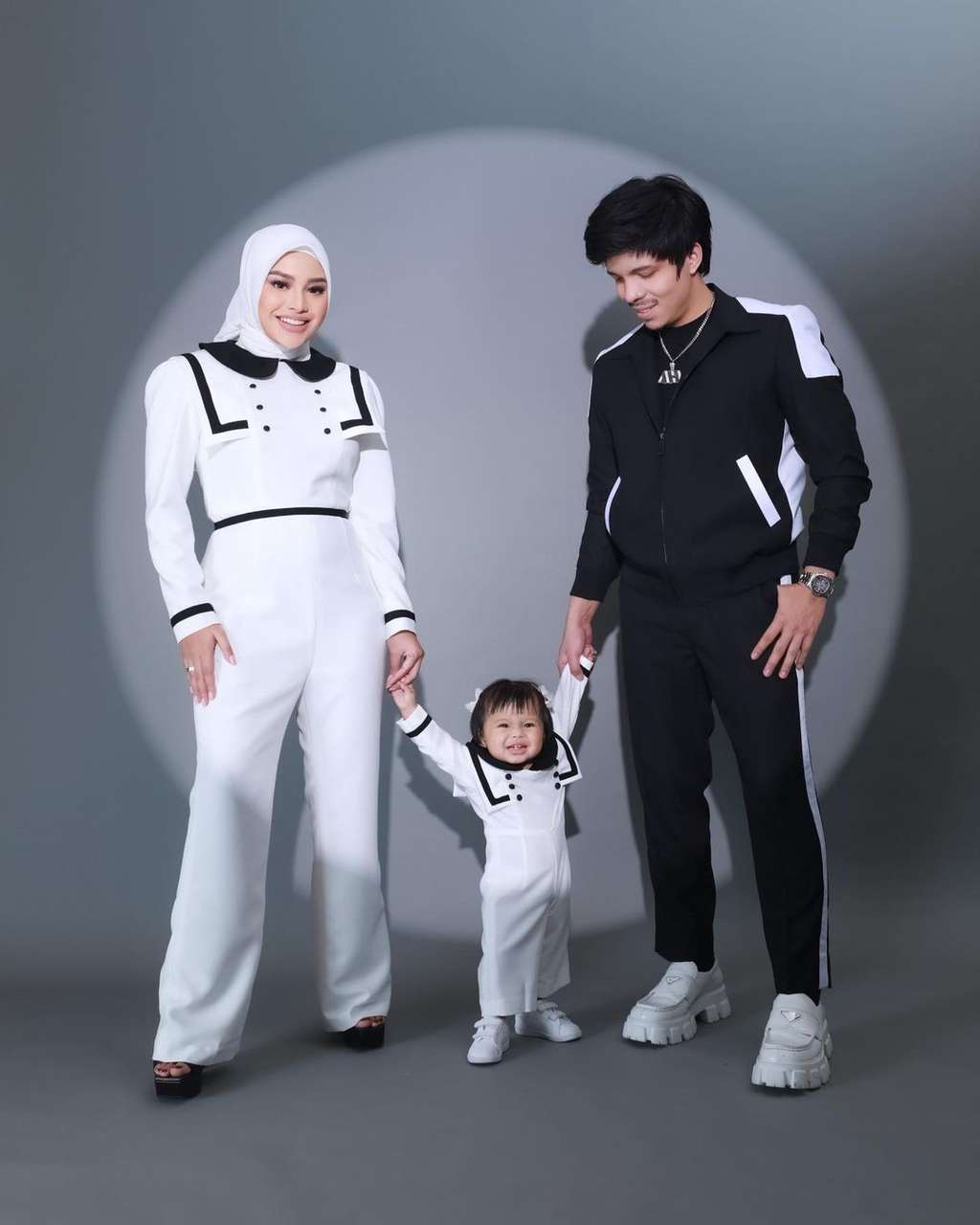 Aurel bersama Ameena dan Atta