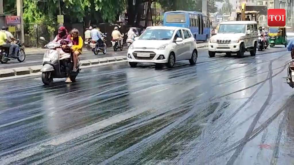 Dilanda Cuaca Panas Ekstrem, Jalan Aspal di India Sampai Meleleh