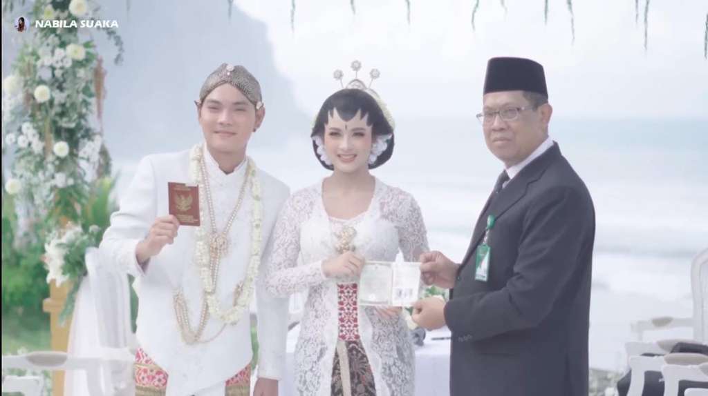 Potret Pernikahan Tri Suaka dan Nabila Maharani