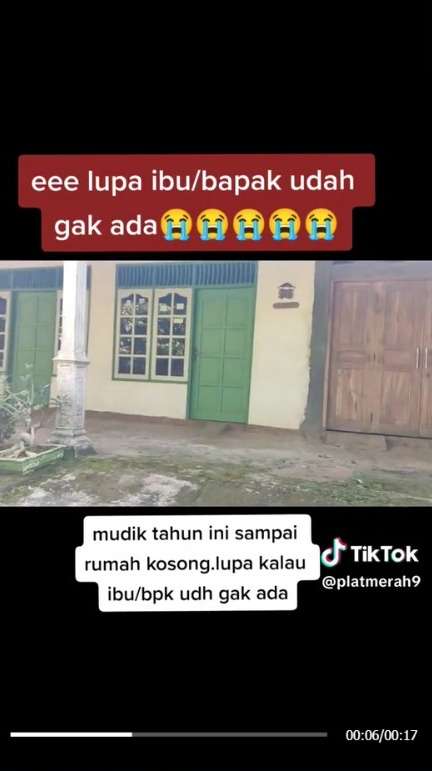 Momen Pilu Mudik ke Rumah Kosong, Terasa Sepi Kedua Orangtua Sudah Tiada