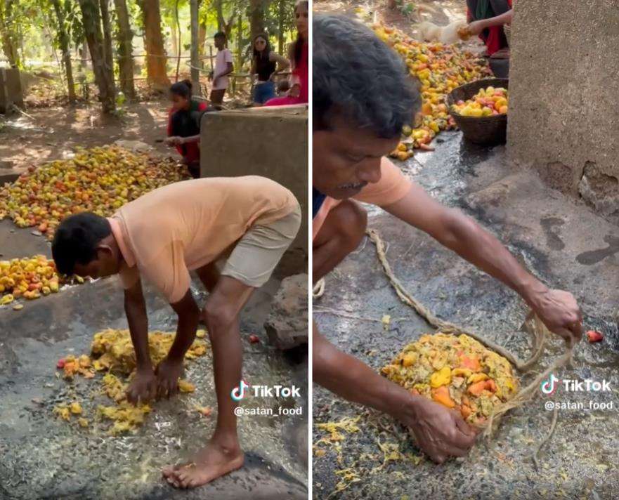 Proses pembuatan minuman fermentasi ala India yang bikin mual.