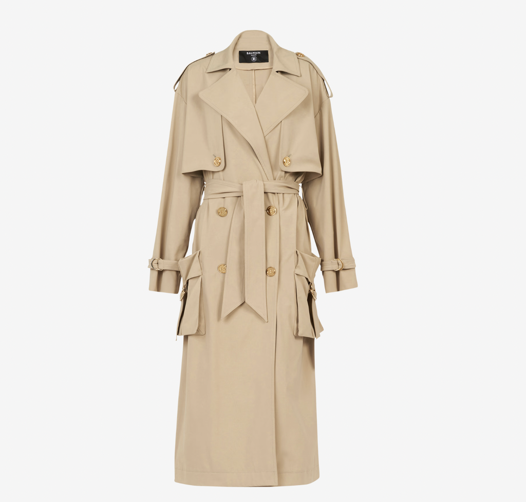 Gabardine Trench Coat