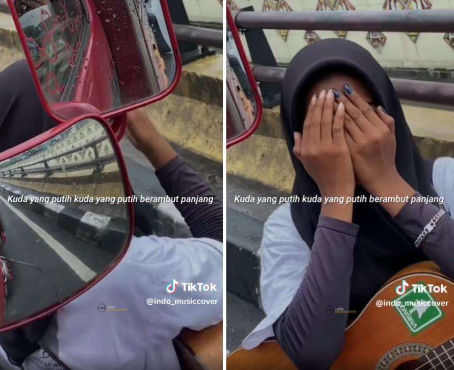 Suara pengamen kalah merdu dari supir truk.