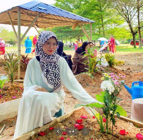 Jeritan hati pengantin wanita ditinggal pergi suami untuk selamanya.