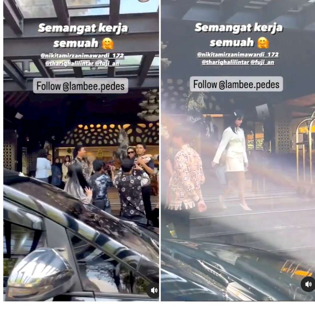 Thariq dipeluk Nikita Mirzani dan reaksi Fuji