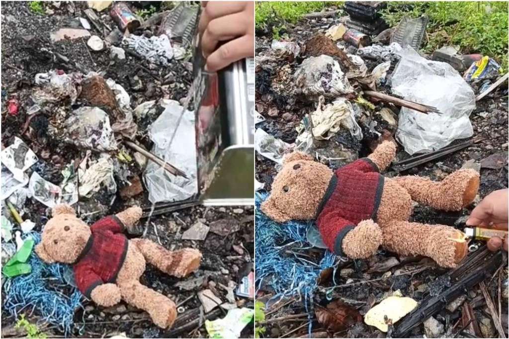 Cerita seram beruang boneka gerak sendiri saat tidak ada orang.