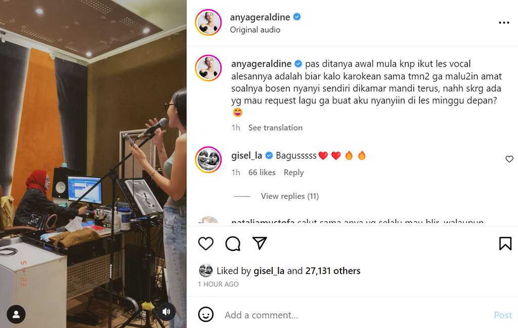 Unggahan Anya Geraldine