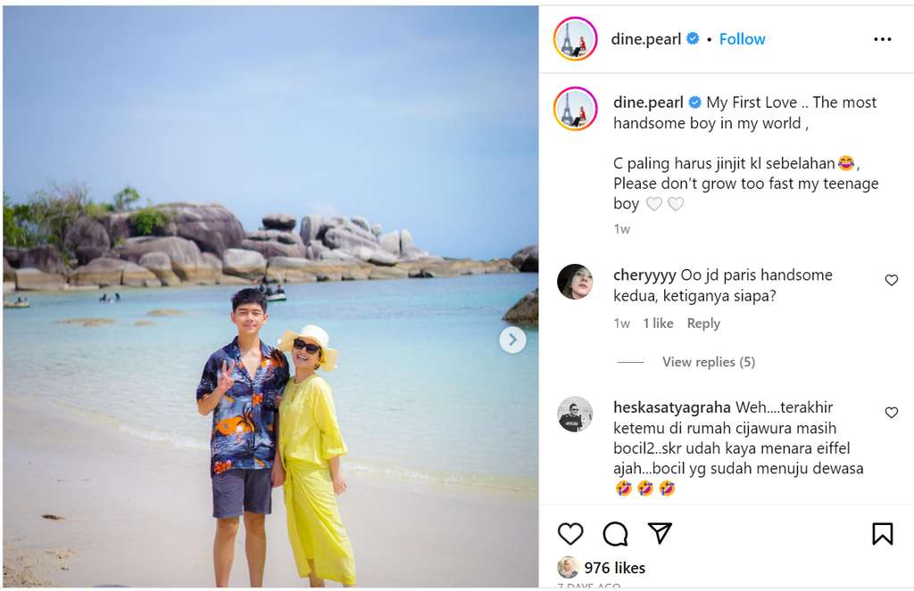 Calon anak sambung Sahrul Gunawan