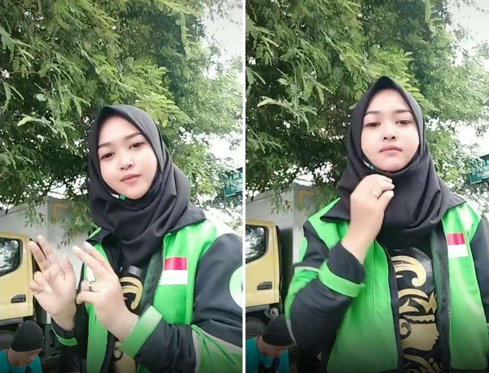 Deretan paras cantik driver ojol wanita.