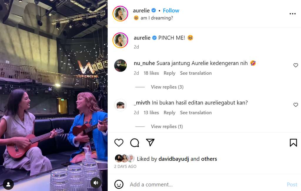 Aurel Moeremans bareng Lenka