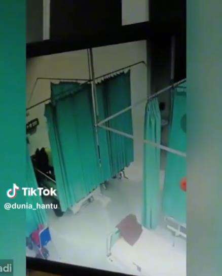Seram, penampakan bayangan putih transparan masuk tempat perawatan pasien di rumah sakit.
