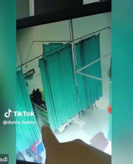 Seram, penampakan bayangan putih transparan masuk tempat perawatan pasien di rumah sakit.