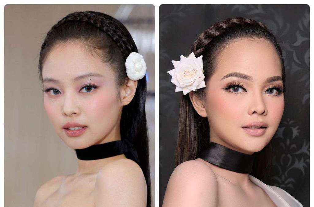 Recreate makeup Jennie