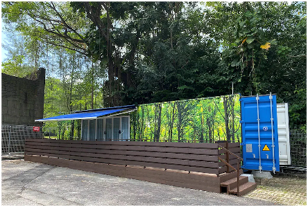 Shipping Container Hotel @ Haw Par Villa