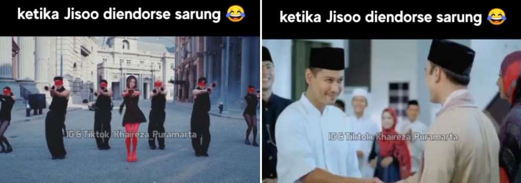 Video kocak Jisoo Blackpink diendorse sarung.