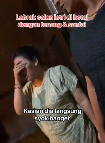 labrak calon istri selingkuh di kamar hotel.