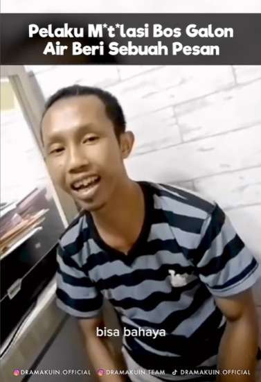 Pesan Menyeramkan dari Pelaku Mutilasi Bos Depot Air, ini Katanya!