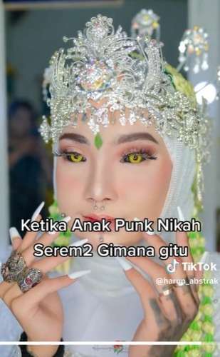Transformasi Anak Punk Dimakeup Pengantin, Jadi Pangling Tato di Wajah Seketika Hilang