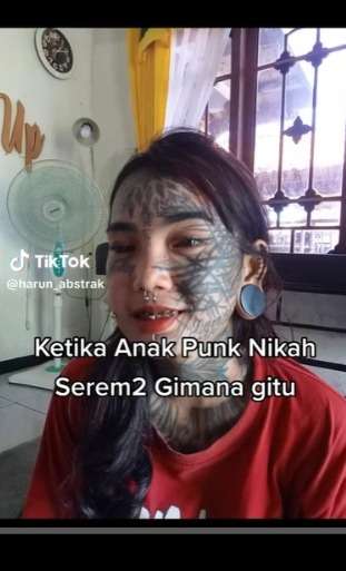 Transformasi Anak Punk Dimakeup Pengantin, Jadi Pangling Tato di Wajah Seketika Hilang