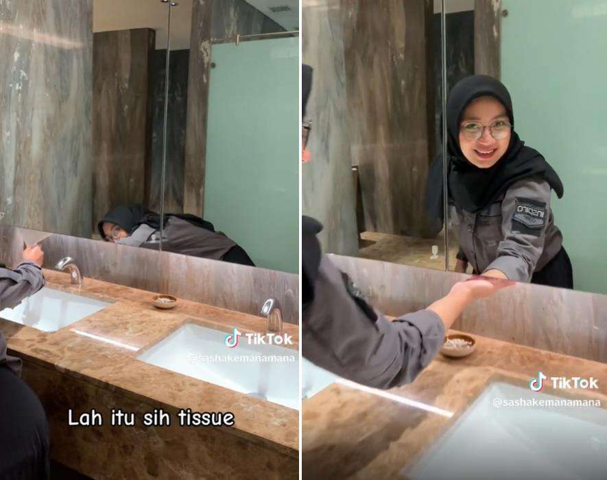 Bingung cari sabun di toilet hotel mewah di Jakarta.