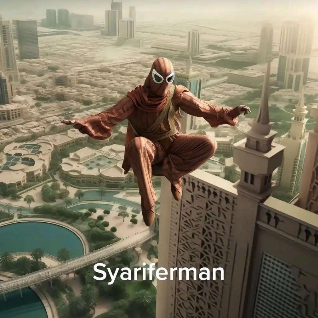 Penampilan Avengers jika mereka superhero dari Arab.