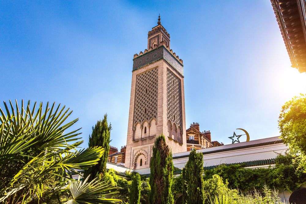 Melihat Keindahan Wisteria Bermekaran di Masjid Raya Paris