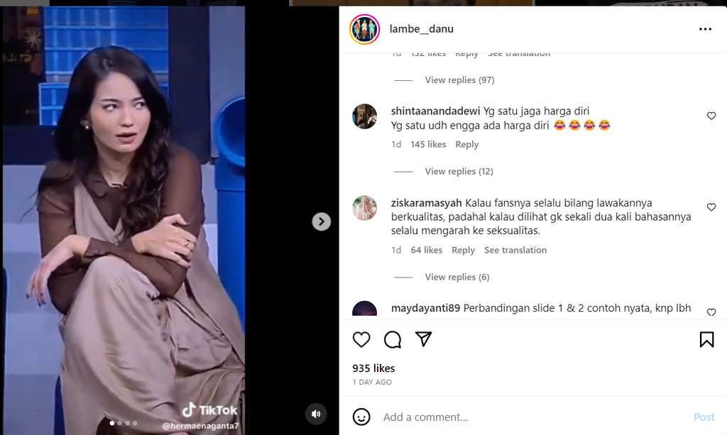 Sikap Enzy tolak dipeluk Desta
