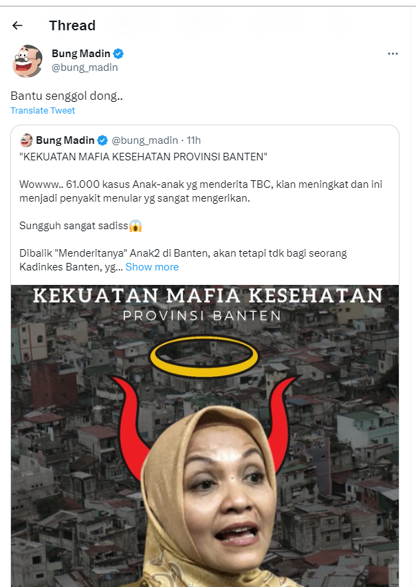 kekayaan kadinkes banten