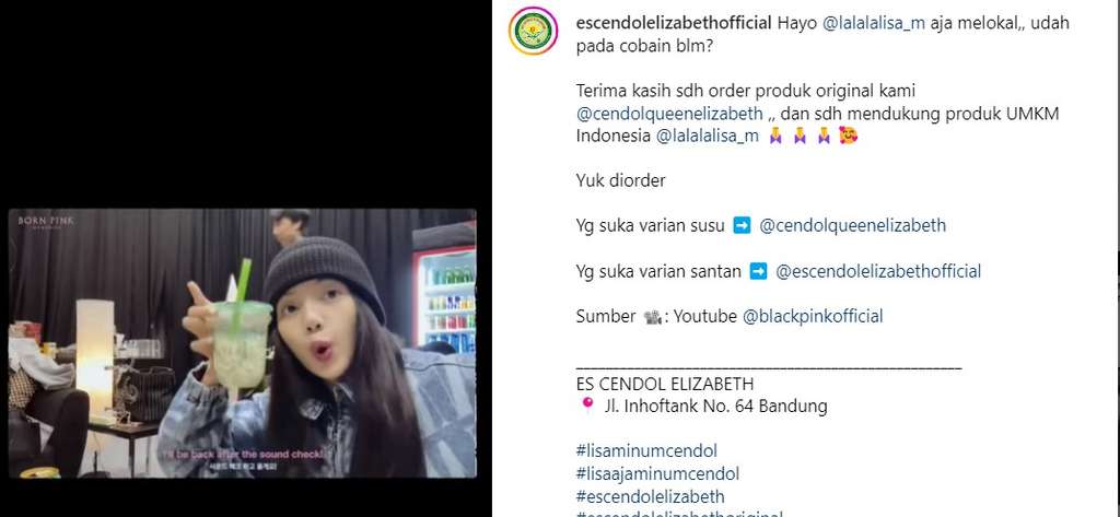 Es Cendol Elizabeth