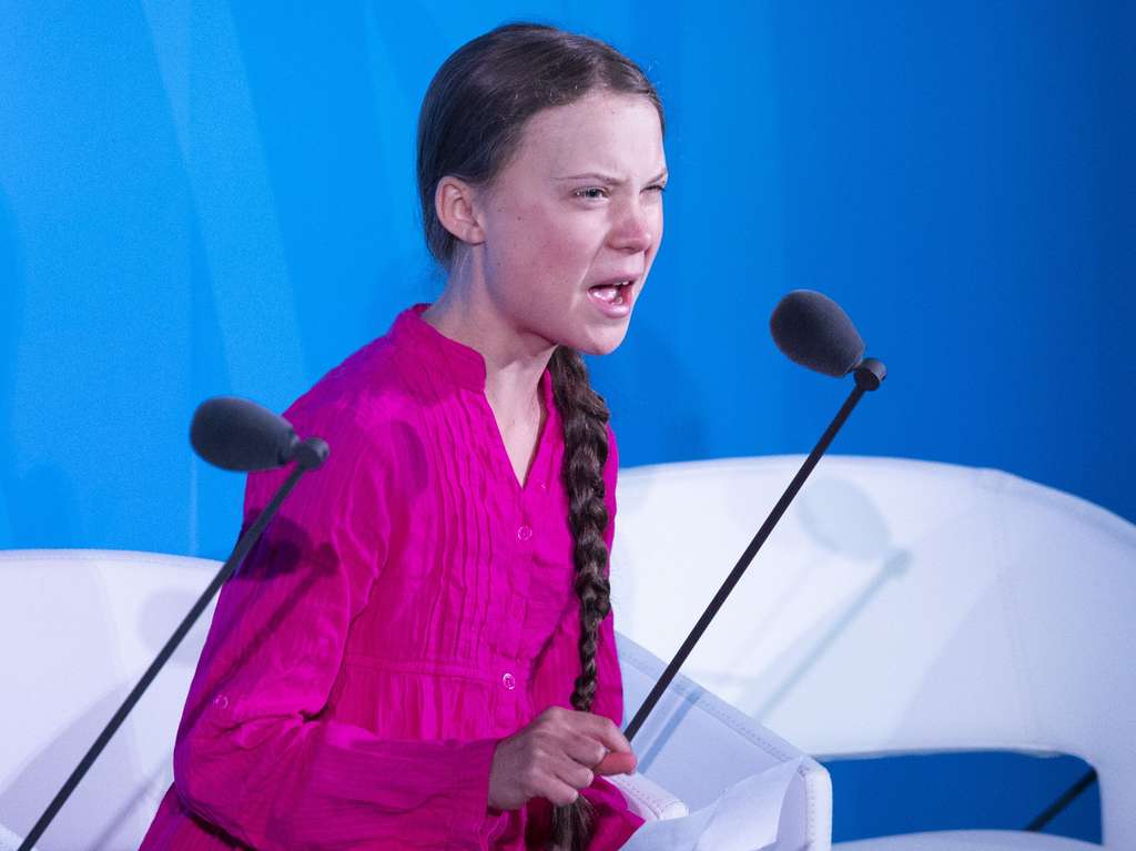 Greta Thunberg saat memarahi pimpinan dunia dalam Konferensi Perubahan Iklim PBB di New York Greta Thunberg saat memarahi pimpinan dunia dalam Konferensi Perubahan Iklim PBB di New York