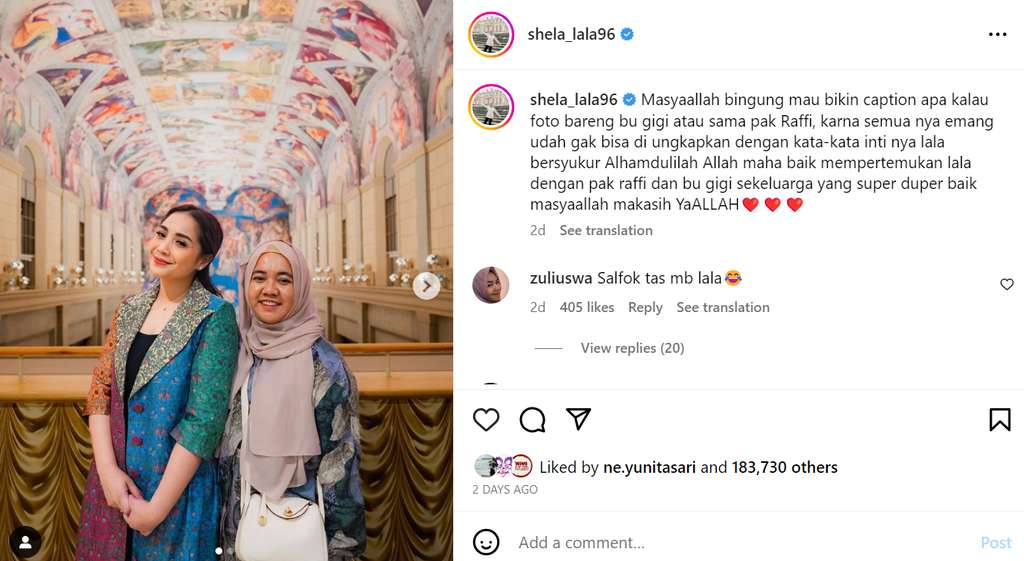 Unggahan mba Lala
