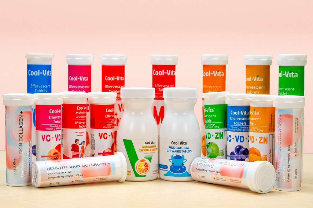 Cool-Vita Collagen Effervescent Vitamin.