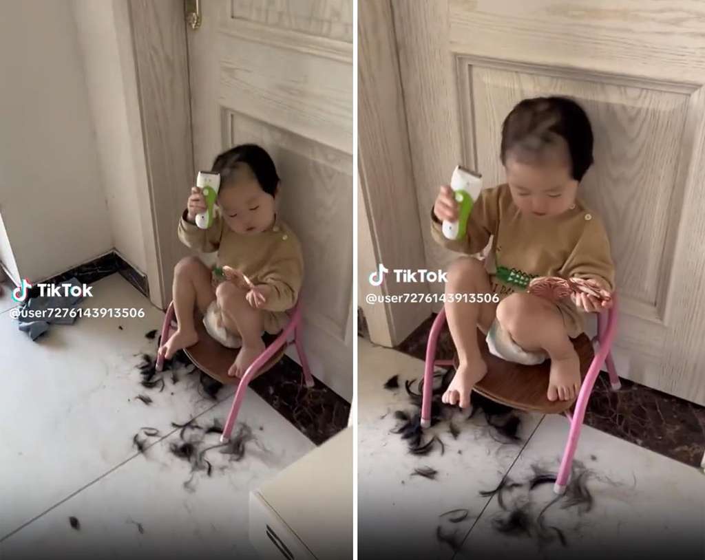 Tingkah bocah yang lucu