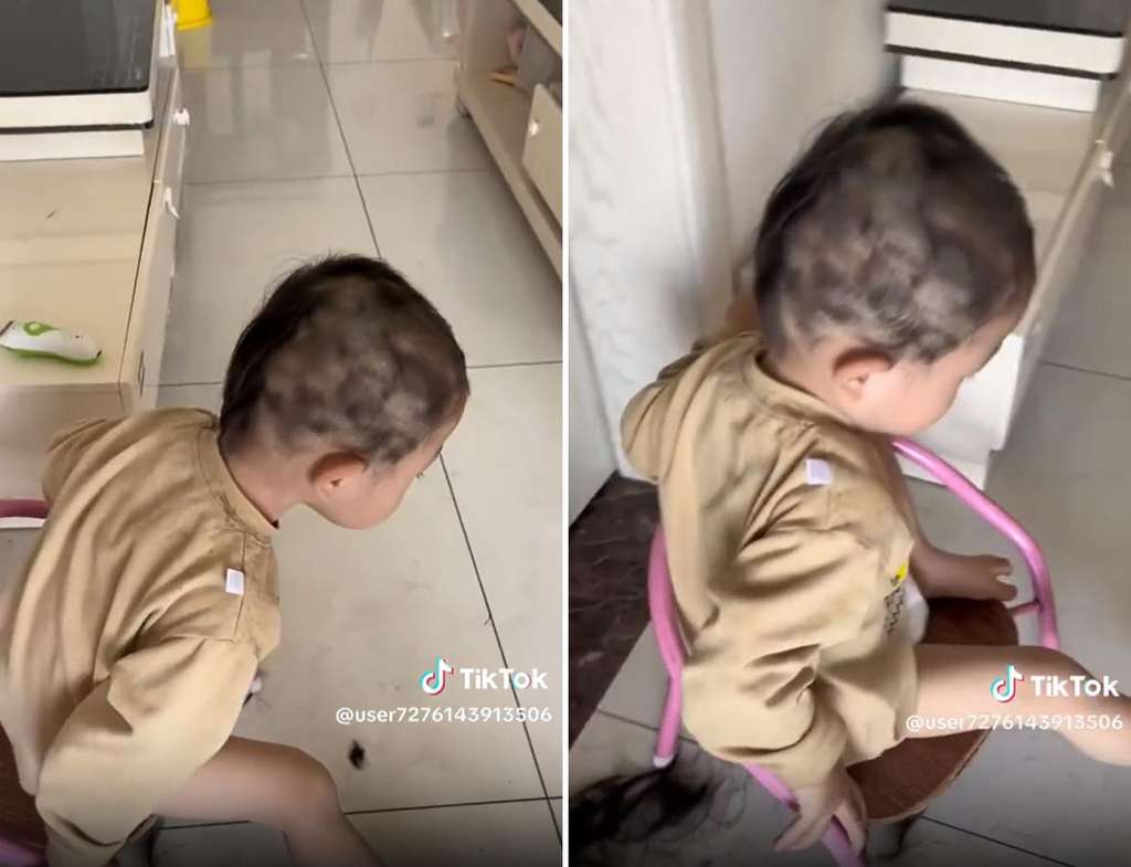 Tingkah bocah yang lucu