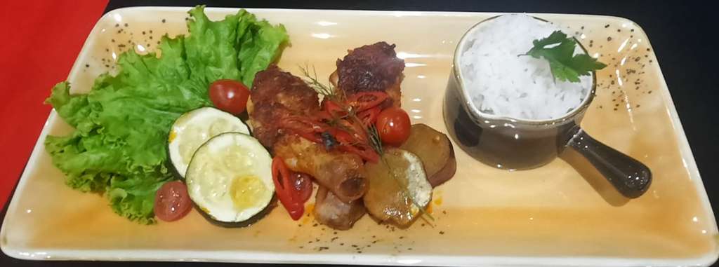 Ayam panggang merah Ayam panggang merah
