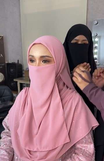 Riasan Pengantin Bercadar