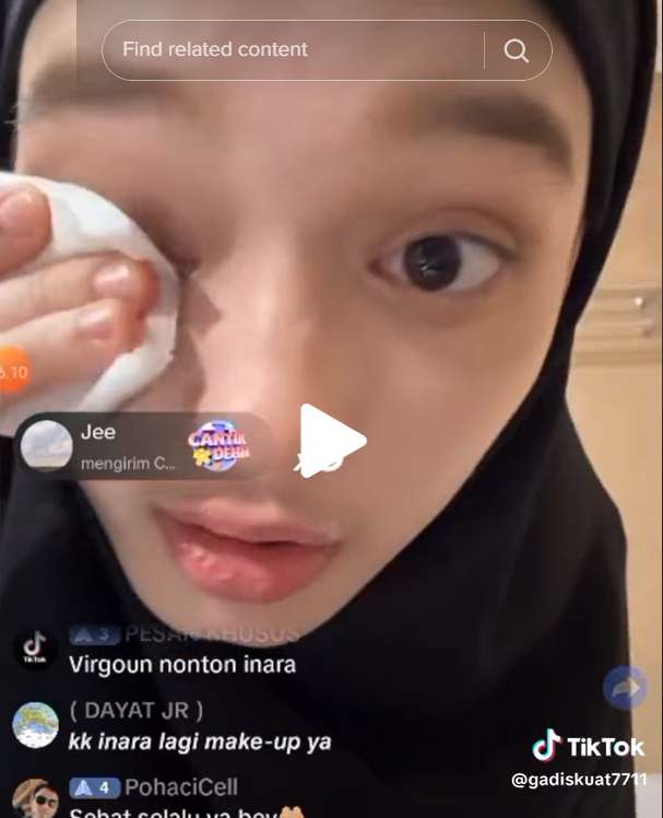 Inara Rusli tanpa makeup