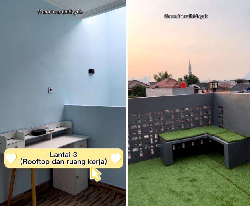 Rumah di lahan sempit.