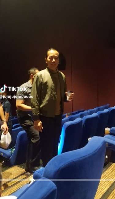 Momen Cewek Nobar Fast X Bareng Presiden, DIsapa Langsung oleh Jokowi