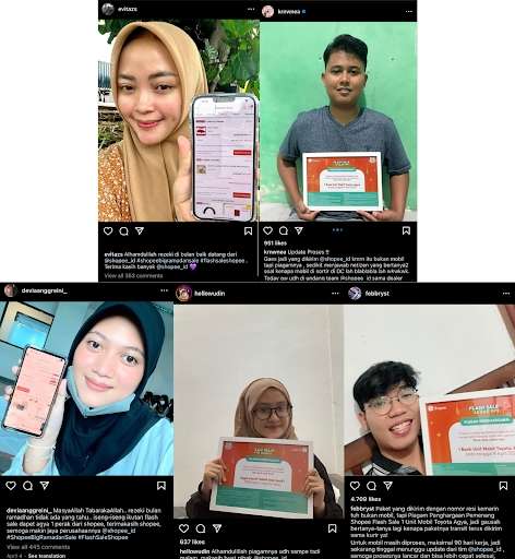Bahagia Banget, Kelima Pemenang Flash Sale Rp1 Shopee Kini Resmi Terima Mobil Agya Seharga Rp1