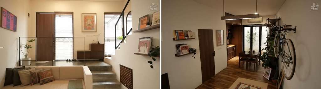 Rumah mungil di gang sempit tapi desain interiornya bikin melongo