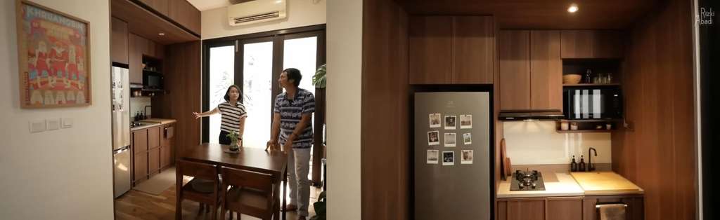 Rumah mungil di gang sempit tapi desain interiornya bikin melongo