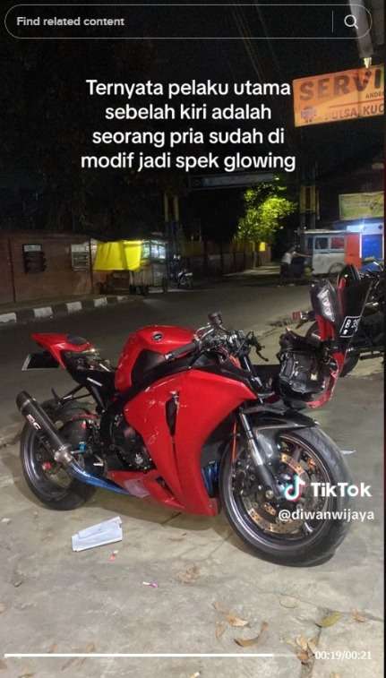 Motor Ninja Hampir Jadi Ayam Geprek Ditabrak Mobil, Pelaku Hampir Kabur Pas Diperiksa Bikin Terkejut