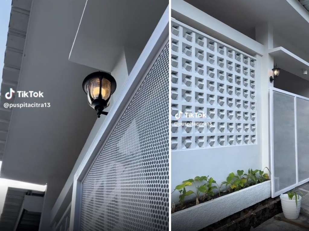 Rumah mungil 30/60 bergaya modern minimalis futuristik