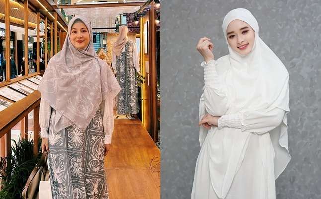 Sama-Sama Jadi Sorotan, Intip Gaya Syar’i Inara Rusli dan Natasha Rizky yang Modis Banget!