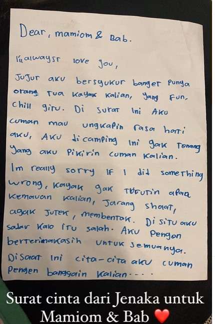 Surat dari Jenaka